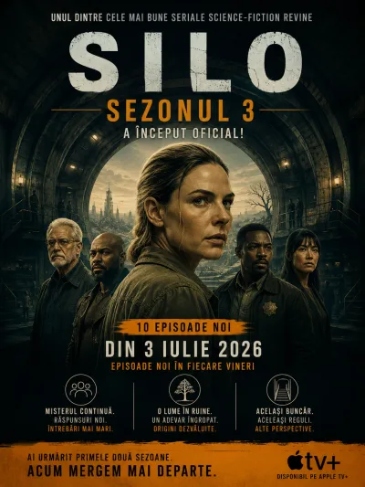Silo revine oficial cu sezonul 3. Așteptarea a luat sfârșit!